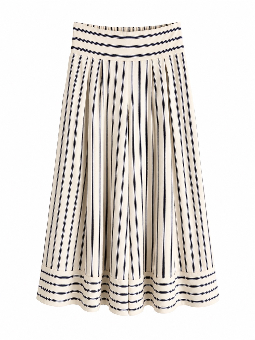 MISA Los Angeles Striped Wide Leg Culotte Pants NWT Small S